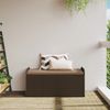 vidaXL Sitzbank mit Stauraum & Kissen Braun 115x51x52 cm Poly Rattan 365729 Bild 3