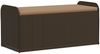 vidaXL Sitzbank mit Stauraum & Kissen Braun 115x51x52 cm Poly Rattan 365729 Bild 2