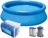 SUMMER FUN Quick-Up Pool Quick Up Pool Set 244 x 66 cm inkl. Filter, Bodens (Komplett-Set, 1-tlg), einfache Montage Bild 2
