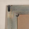 Wandspiegel mit Scheiben Braun Bilderrahmen Fensterladen Fotorahmen Holzdeko Bild 5