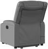 vidaXL Massagesessel mit Aufstehhilfe Elektrisch Grau Kunstleder 3206566 Bild 5