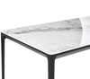 Esstisch JOLLEIN Weißer Marmor 140 cm 80 cm Glas Bild 5