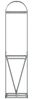 vidaXL Kaminholzunterstand Braun 40x45x170 cm Verzinkter Stahl 364568 Bild 4