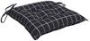 vidaXL Stuhlkissen 6 Stk. Schwarz Karomuster 50x50x7 cm Oxford-Gewebe 361548 Bild 5