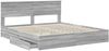 vidaXL Aufbewahrungsbett Graues Sonoma 180 x 200 cm Holzwerkstoff 3410775 Bild 5