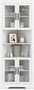 KOMFOTTEU Hochschrank 6-stufiger Eckschrank mit verstellbaren Regale, weiß Bild 4