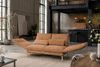 KAWOLA Funktionssofa HOLLY 2-Sitzer Stoff cognac 90 x 92 x 176 cm Bild 2