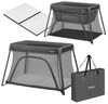 Lionelo Alice 3-in-1 Reisebett Laufgitter von 0 bis 15 kg Schaumstoffmatratze, 2 Höhenstufen, faltbar, klein, leicht, Seiteneinstieg, Reisetasche Bild 4