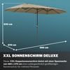 Kingsleeve Sonnenschirm, UV Schutz 80+ Schutzhülle XXL Aluminium Kurbel Wasserabweisend, taupe, 460 x 270 x 240 cm Bild 4