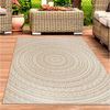 Carpetia Outdoorteppich zeitlos, rechteckig, Höhe: 5 mm, pflegeleicht, wetterbeständig, für Innen- und Außenbereich geeignet Bild 5