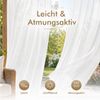 Sunicol Outdoorvorhang Transparent spritzwassergeschützt Außenvorhang mit Ösen Gardinen (1 St), Voile Sichtschutz für Pavillon Terrasse Pergola Balkon Garten Bild 2