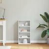 vidaXL Beistellschrank ODDA Weiß 40x24x79 cm Massivholz Kiefer 4103602 Bild 3