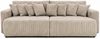 Kaiser Möbel Schlafsofa, Cordstoff Poso, PIANO DOUBLE, Große Liegefläche, Tiefe Sitzfläche, Cordstoff mit markanter Struktur Bild 3