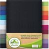 leevitex® Spannbettlaken Spannbettlaken Premium Elasthan, Gummizug: rundum, blickdicht, Anti-Pilling, 97% Baumwolle, 3% Elasthan, 40 cm Steg Bild 4