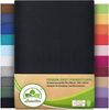 leevitex® Spannbettlaken Spannbettlaken Premium Elasthan, Gummizug: rundum, blickdicht, Anti-Pilling, 97% Baumwolle, 3% Elasthan, 40 cm Steg Bild 5