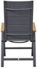 Klappsessel Unicamo mit Teakarmlehne Aluminiumgestell anthrazit Gartenstuhl Bild 4