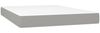 vidaXL Polsterbett mit Matratze Hellgrau 140x190 cm Stoff Bild 5