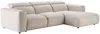 Vente-unique - NELORIM Sofa Stoff Beige - B 175 cm x H 77 cm x L 279 cm Bild 3