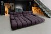 KAWOLA Big Sofa VIVIEN Velvet purple 85 x 178 x 296 cm Bild 5
