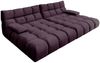 KAWOLA Big Sofa VIVIEN Velvet purple 85 x 178 x 296 cm Bild 3