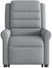 vidaXL Elektrischer Massagesessel mit Aufstehhilfe Hellgrau Stoff 3303344 Bild 5