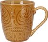 Koopman Tasse Kaffeetasse Teetasse Becher Motiv 390ml Keramik 6er Set, 6-tlg, Keramik, je Farbe 2 Stk, Braun, 390ml je Tasse, Grün, Beige Bild 4