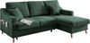 Sofa Valentina von Benformato: Elegantes Breitcord-Sofa mit Schlaffunktion, Bettkasten und Flexibler Recamiere – In drei stilvollen Farben erhältlich Bild 2
