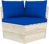 vidaXL Garten-Palettensofa 2-Sitzer mit Kissen Fichtenholz 3063394 Bild 4
