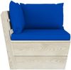 vidaXL Garten-Palettensofa 2-Sitzer mit Kissen Fichtenholz 3063394 Bild 5