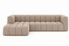 Kaiser Möbel Ecksofa Moderne aus Veloursstoff Salvador Grand L 318 cm, Ecksofa, Tiefe Sitzflächen,Premium-Velours Salvador,Design Soft-Cube Bild 2