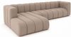 Kaiser Möbel Ecksofa Moderne aus Veloursstoff Salvador Grand L 318 cm, Ecksofa, Tiefe Sitzflächen,Premium-Velours Salvador,Design Soft-Cube Bild 3