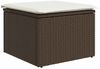 vidaXL 6-tlg. Garten-Sofagarnitur mit Kissen Braun Poly Rattan 3326784 Bild 5