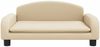 vidaXL Hundebett Creme 70x45x30 cm Stoff Bild 3