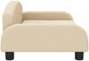 vidaXL Hundebett Creme 70x45x30 cm Stoff Bild 4