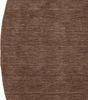 Gabbeh Teppich - Softy - Uni 230x150 cm - braun - oval Bild 4
