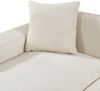 HOME DELUXE Ecksofa AMELIO Cord Beige Rechts - 240 x 178 cm Bild 3