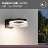 Paulmann 93111 LED Außenwandleuchte Capea Bewegungsmelder anthrazit 3000K IP44 Bild 4
