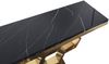 Livin Hill 'Modig' Konsole, Marmorimitation / Stahl, 40 x 80 x 150 cm, Gold / Schwarz Bild 5