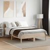 vidaXL Massivholzbett ohne Matratze 135x190 cm Kiefernholz 842606 Bild 3