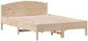 vidaXL Massivholzbett ohne Matratze 135x190 cm Kiefernholz 842606 Bild 2