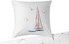 Carpe Sonno Interlock Jersey Bettwäsche Segelboot aus 100% Baumwolle, 135x200 cm +1 Kissenbezug 80x80 cm Bild 2