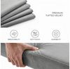 Jiexi Eckbank Ecksofa mit ausziehbarem Esstisch und Bank 180/228cm dickes Sitzkissen Bild 3