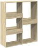 vidaXL Bücherregal/Raumteiler Sonoma-Eiche 100x33x115 cm 854510 Bild 2