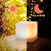 Spetebo LED Solarleuchte LED Solar Kugel mit Erdspieß - 30 cm - Garten Deko, Solar betrieben, LED fest integriert, warm weiß, mit IP67 Wasserschutz Bild 2