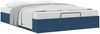 vidaXL Ottoman-Bett ohne Matratze Blau 140x200 cm Stoff 3310888 Bild 5