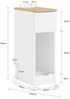 SoBuy FBT111-E-WNx2 Nachttisch, MDF, Lackiert, Weiß, 35 x 60 x 20 cm Bild 3
