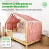 lilimaus Betthimmel, Musselin Baumwolle, Altrosa, 135 x 320cm Bild 3