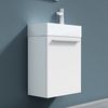 doporro Badezimmer-Set Badmöbel-Set Gäste WC Waschbecken Waschtisch mit Unterschrank PISA Bild 3