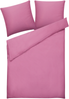 Bettwäsche-Set Ohne Muster HARMONRIDGE 155x220 cm Baumwoll-Satin Rosa Bild 4
