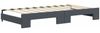 vidaXL Tagesbett Ausziehbar mit Schubladen Dunkelgrau 90x190 cm Samt 3197015 Bild 5